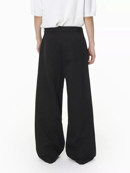 Men's Wide Leg Pleated Pants | The Nichole Collection