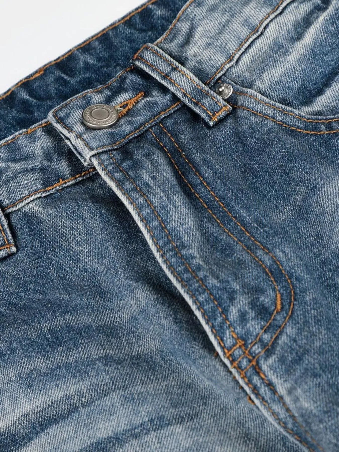 Men's Wide Leg Vintage Wash Jeans | The Nichole Collection