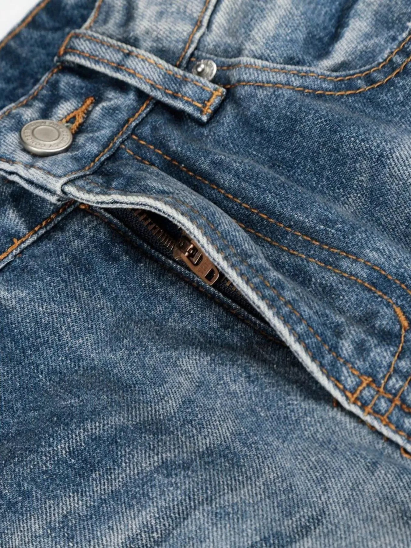 Men's Wide Leg Vintage Wash Jeans | The Nichole Collection