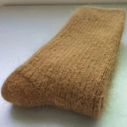 Merino Wool Winter Socks Khaki / 36-42 The Nichole Collection