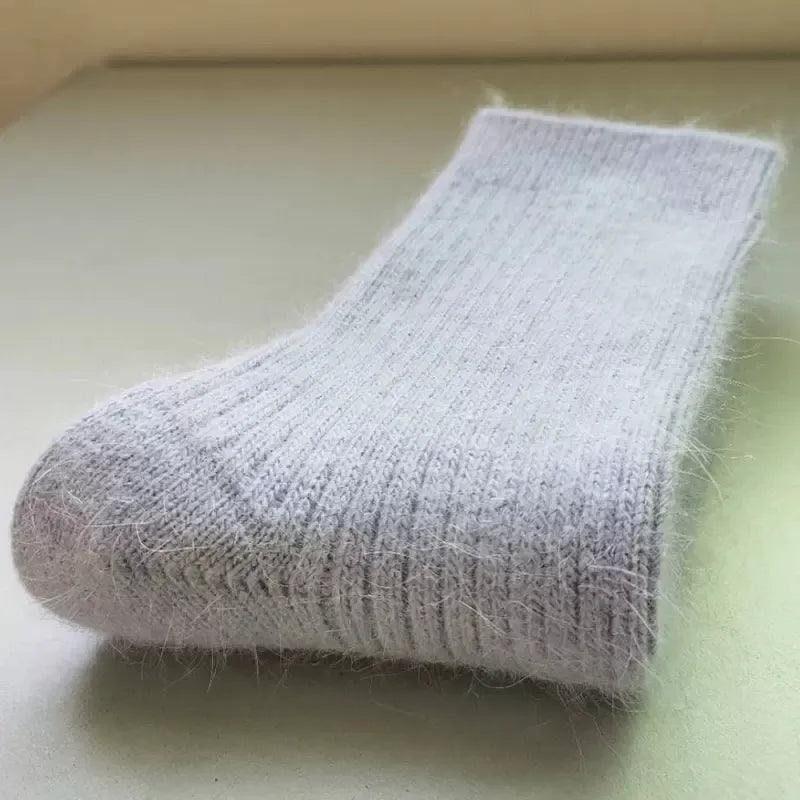 Merino Wool Winter Socks Light purple / 36-42 The Nichole Collection