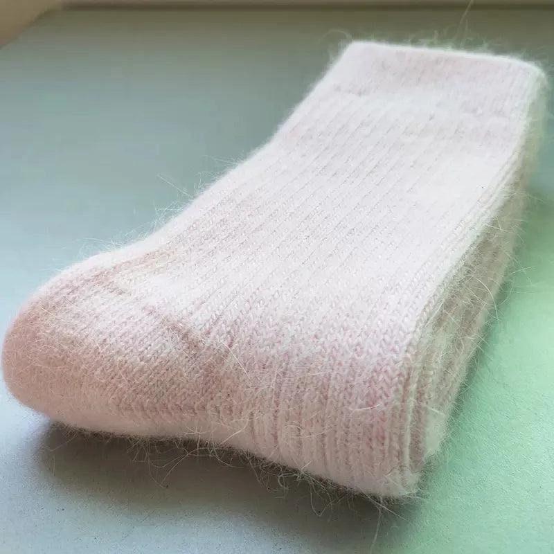Merino Wool Winter Socks Light Pink / 36-42 The Nichole Collection
