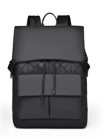 Modern Drawstring Backpack Bag Backpacks Technology Black / One Size The Nichole Collection
