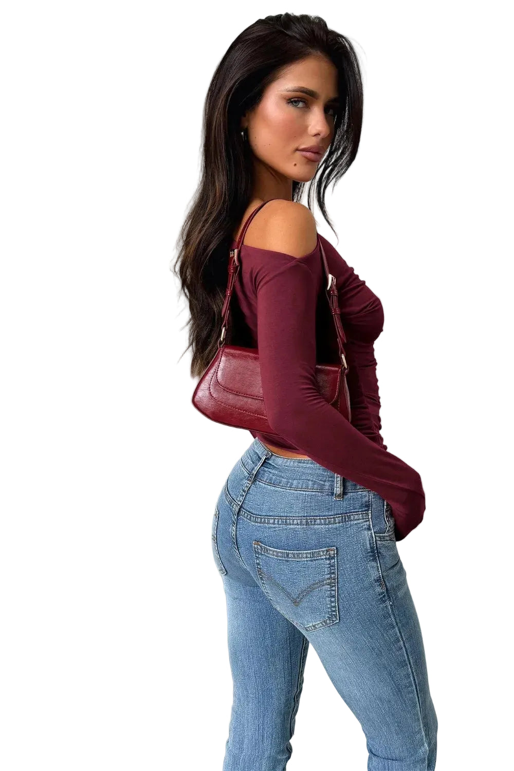 Off Shoulder Long Sleeve Top Shirts & Tops The Nichole Collection - Official Site