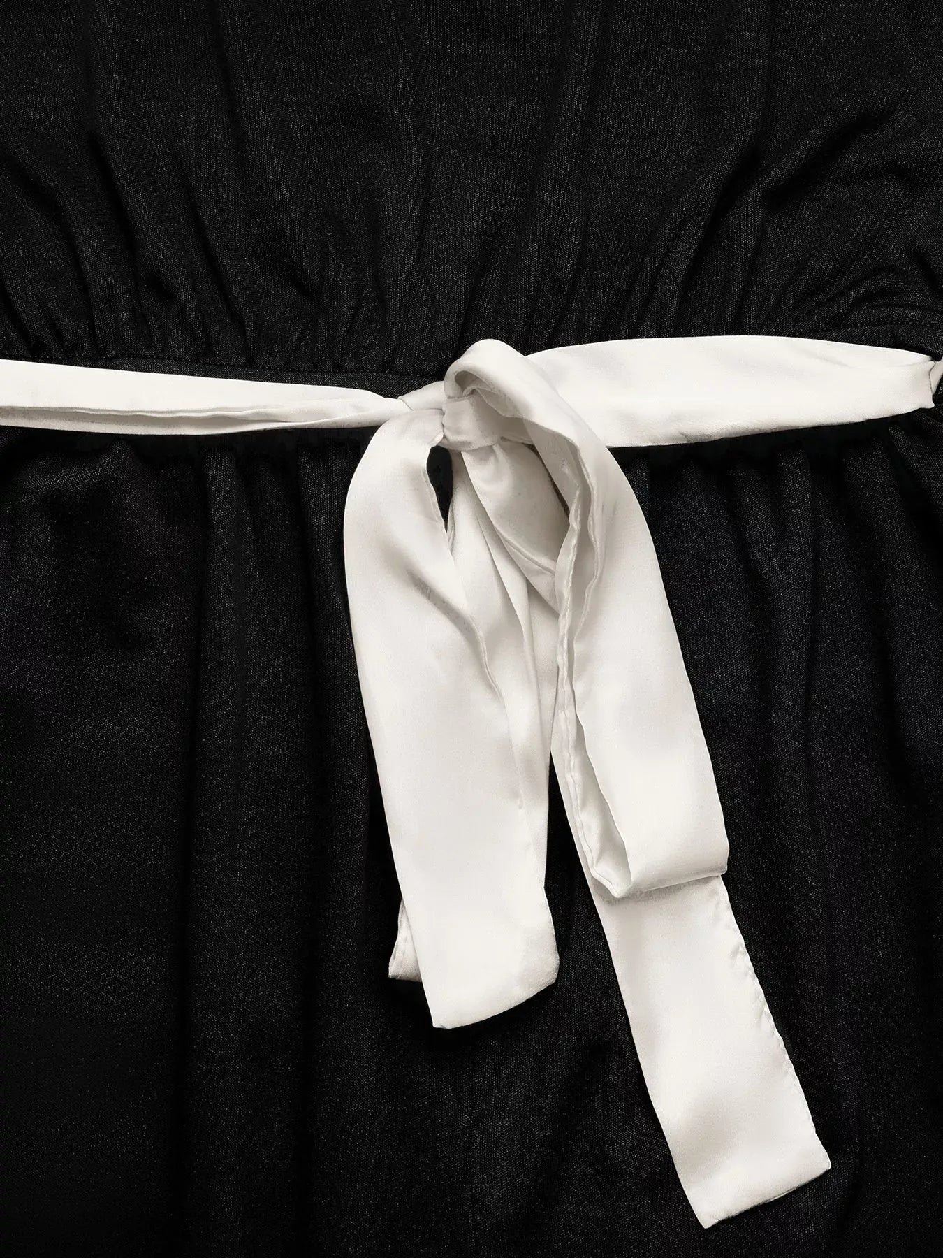 One-Shoulder Bowknot Wide Leg Jumpsuit The Nichole Collection