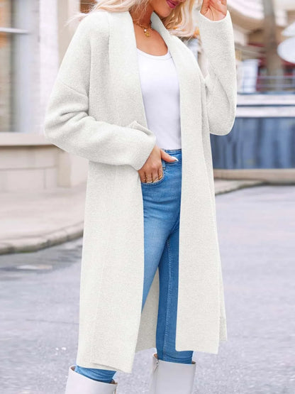 Open Front Longline Coat The Nichole Collection