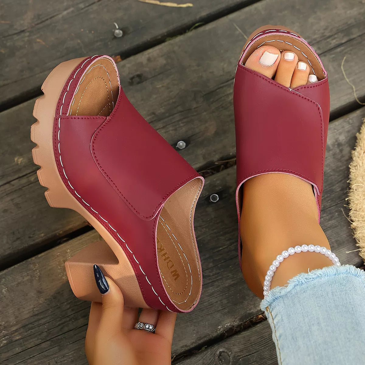 Open Toe Block Heels Sandals The Nichole Collection - Official Site