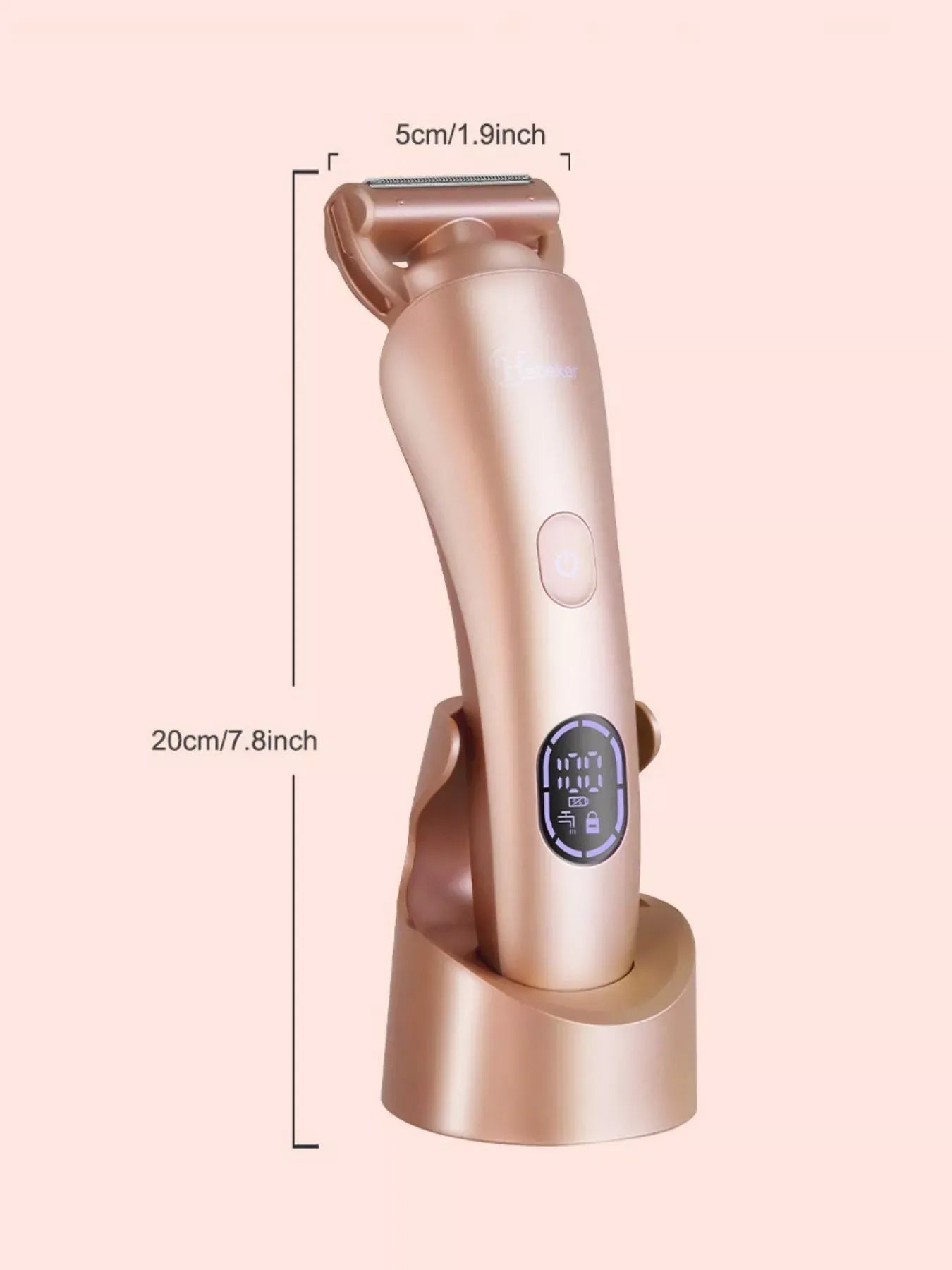 Painless Waterproof Hair Removal Rose Gold / ONESIZE Trendsi