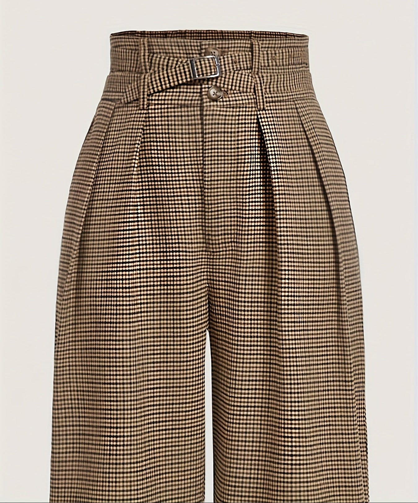 Women's Plaid High-Waist Wide-Leg Pants for Women | The Nichole Collection Women's Plaid High-Waist Wide-Leg Pants for Women | The Nichole Collection