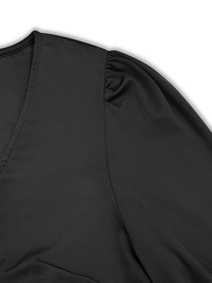 Plus Size Flounce Sleeve Top and Pants Set Women's Sets The Nichole Collection