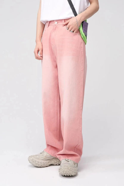 Pocketed Baggy Jeans Trendsi