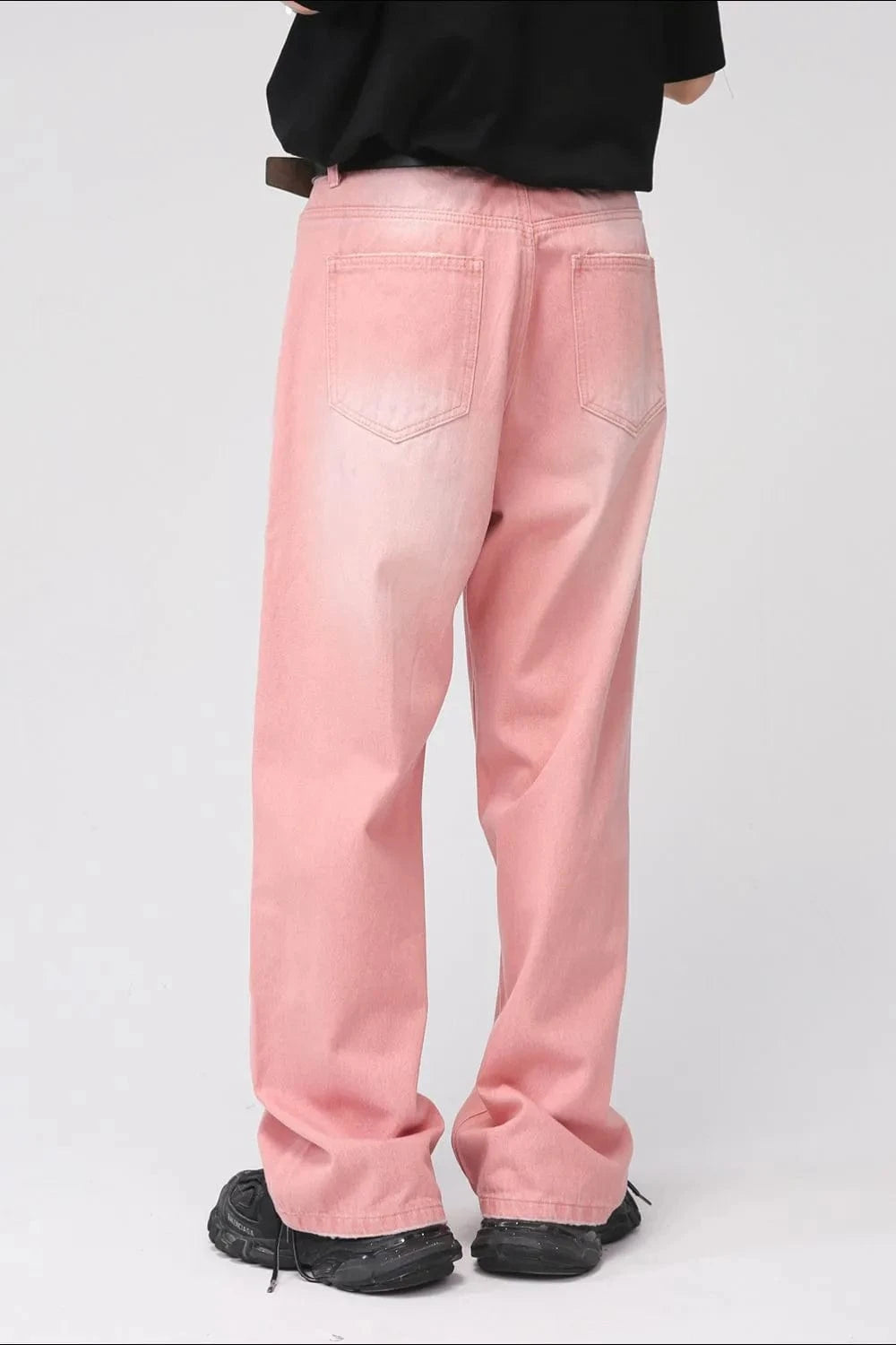 Pocketed Baggy Jeans Trendsi