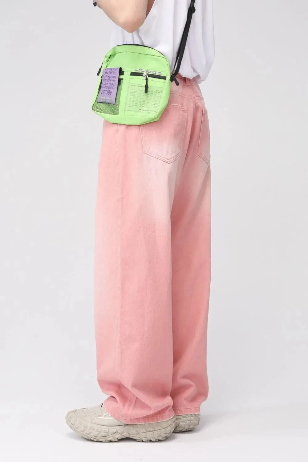 Pocketed Baggy Jeans Trendsi