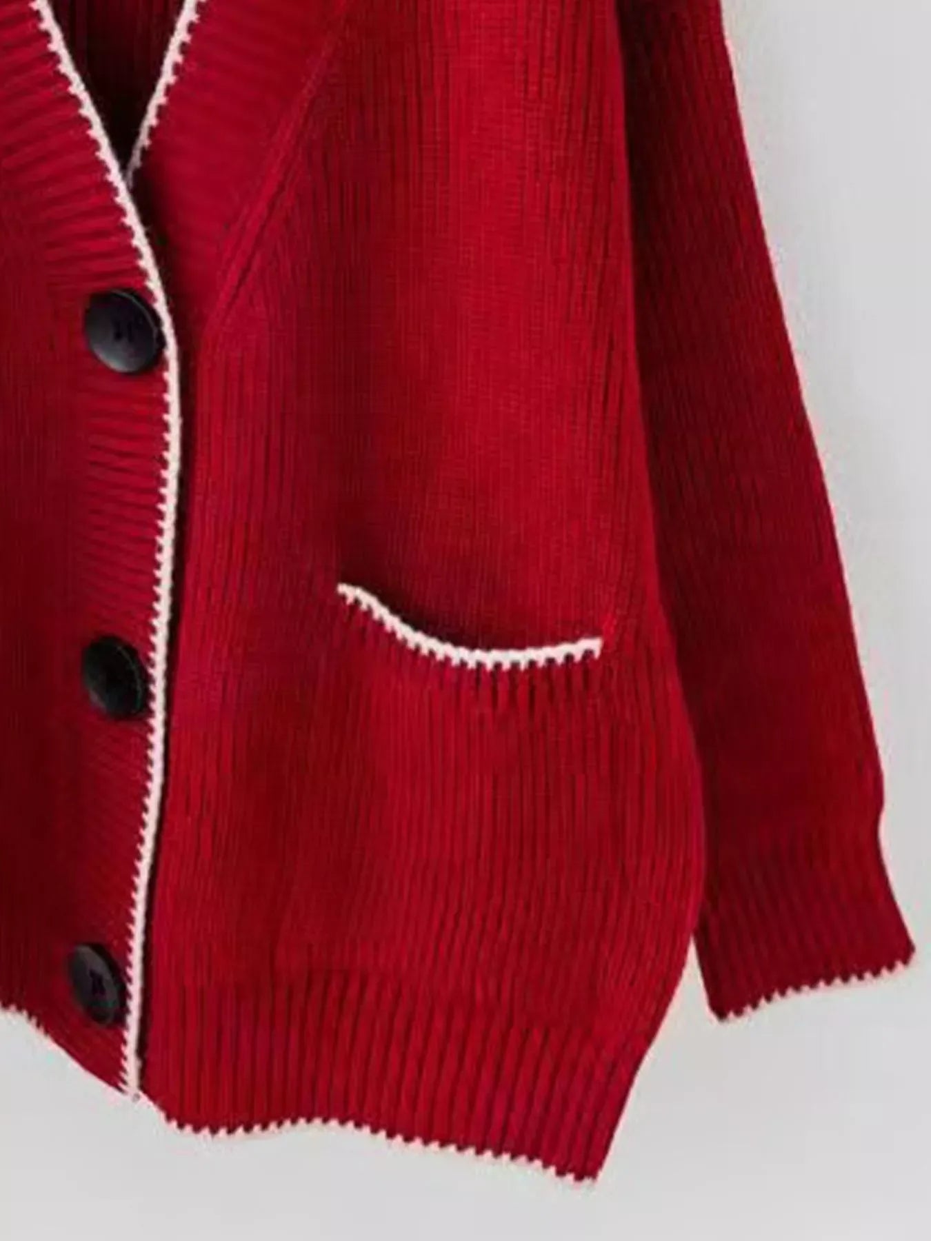 Pocketed Button Down Cardigan Cardigan The Nichole Collection