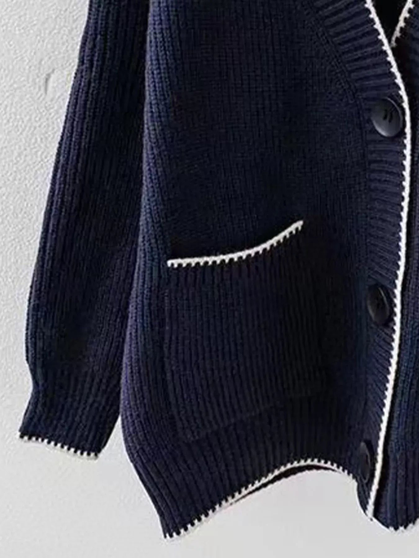 Pocketed Button Down Cardigan Cardigan The Nichole Collection