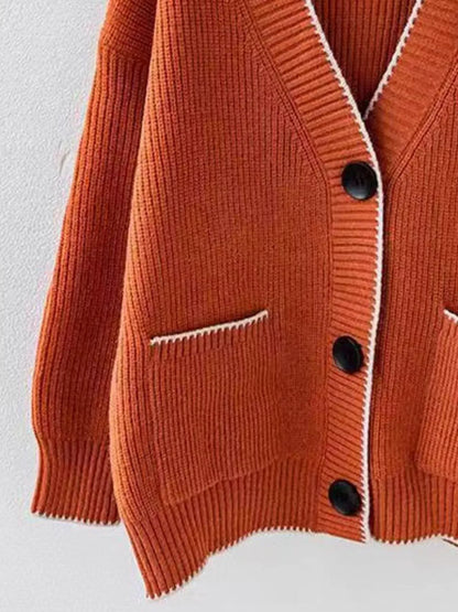 Pocketed Button Down Cardigan Cardigan The Nichole Collection