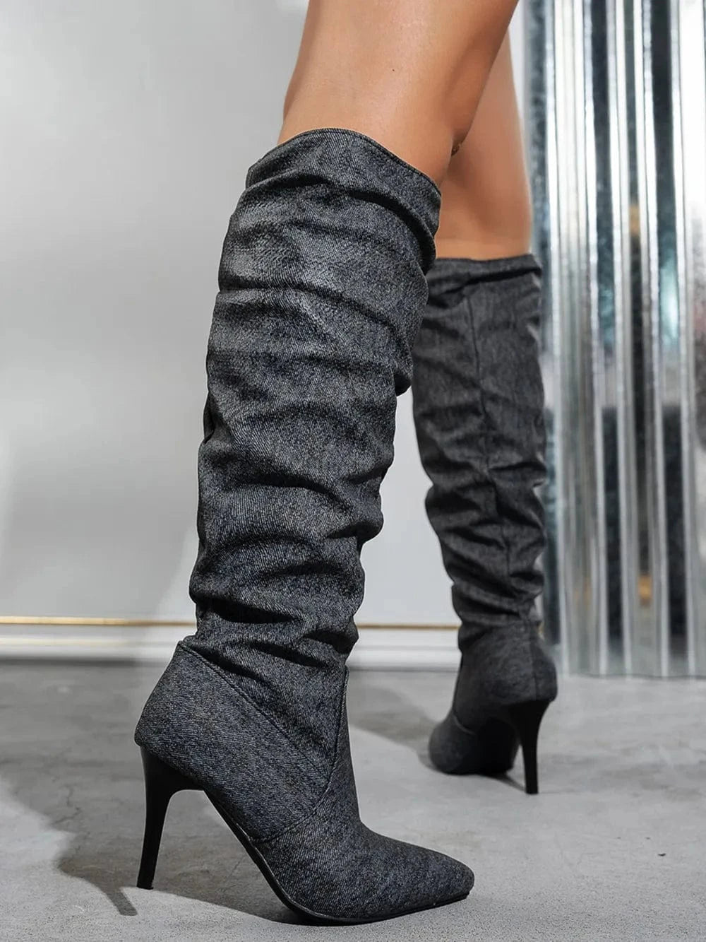 Pointed Toe Stiletto Boots The Nichole Collection