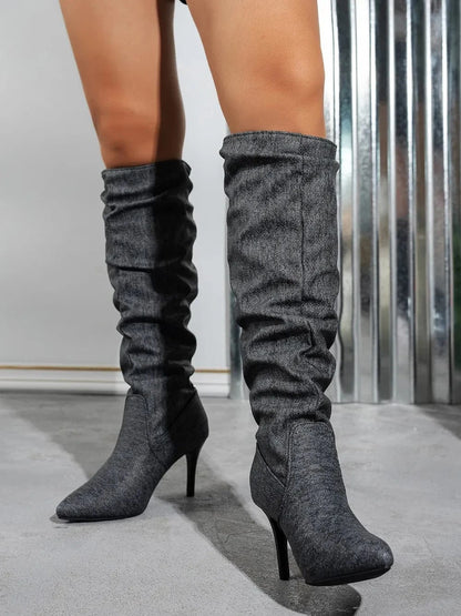 Pointed Toe Stiletto Boots The Nichole Collection