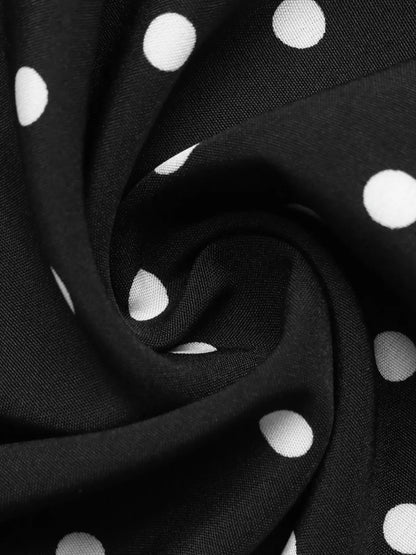 Polka Dot Peter Pan Collar Dress The Nichole Collection - Official Site