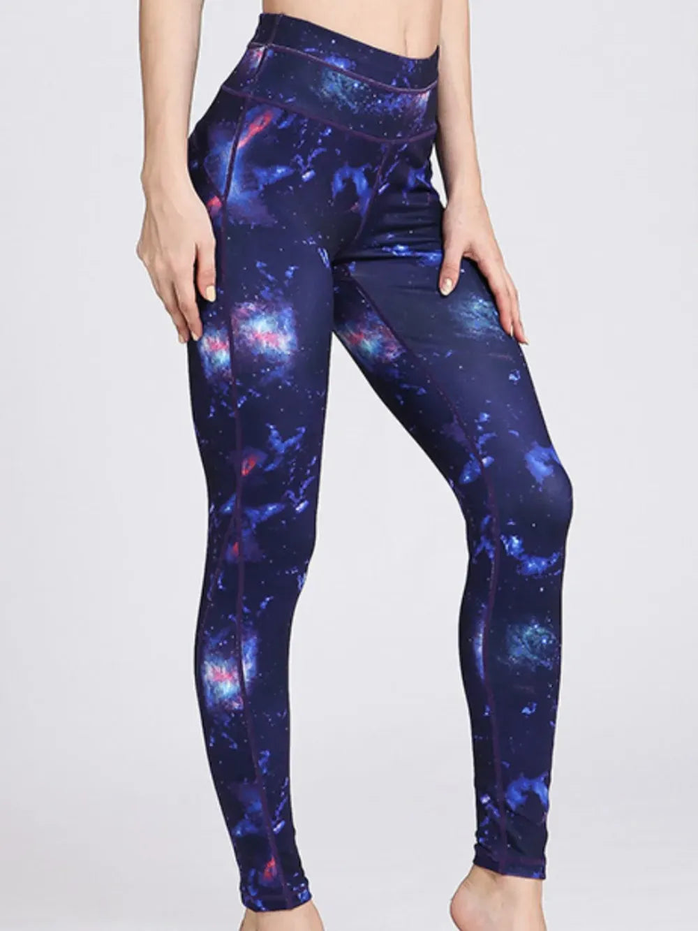Printed Active High Waist Leggings The Nichole Collection