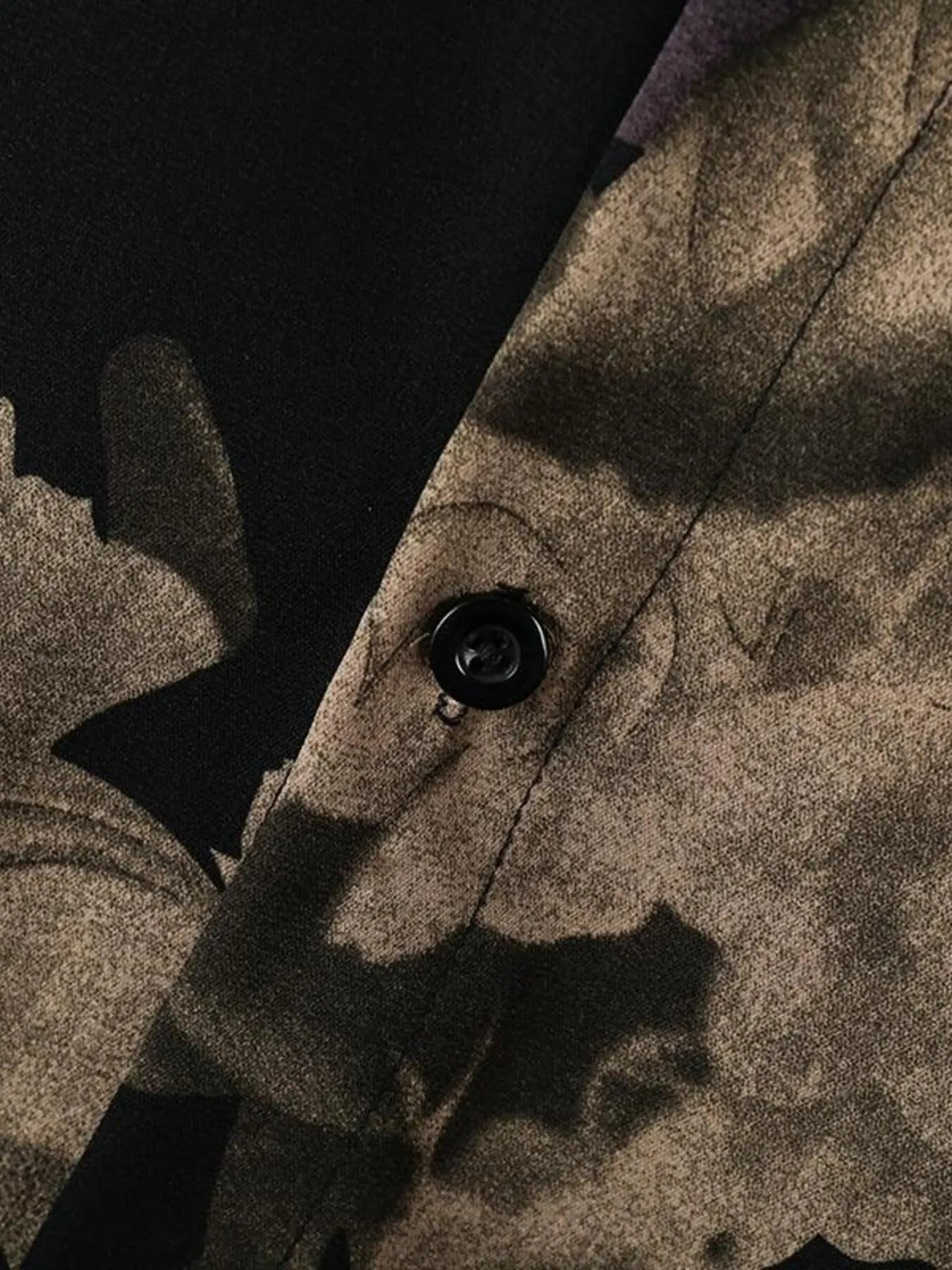 Printed Button Up Short Sleeve Shirt | The Nichole Collection