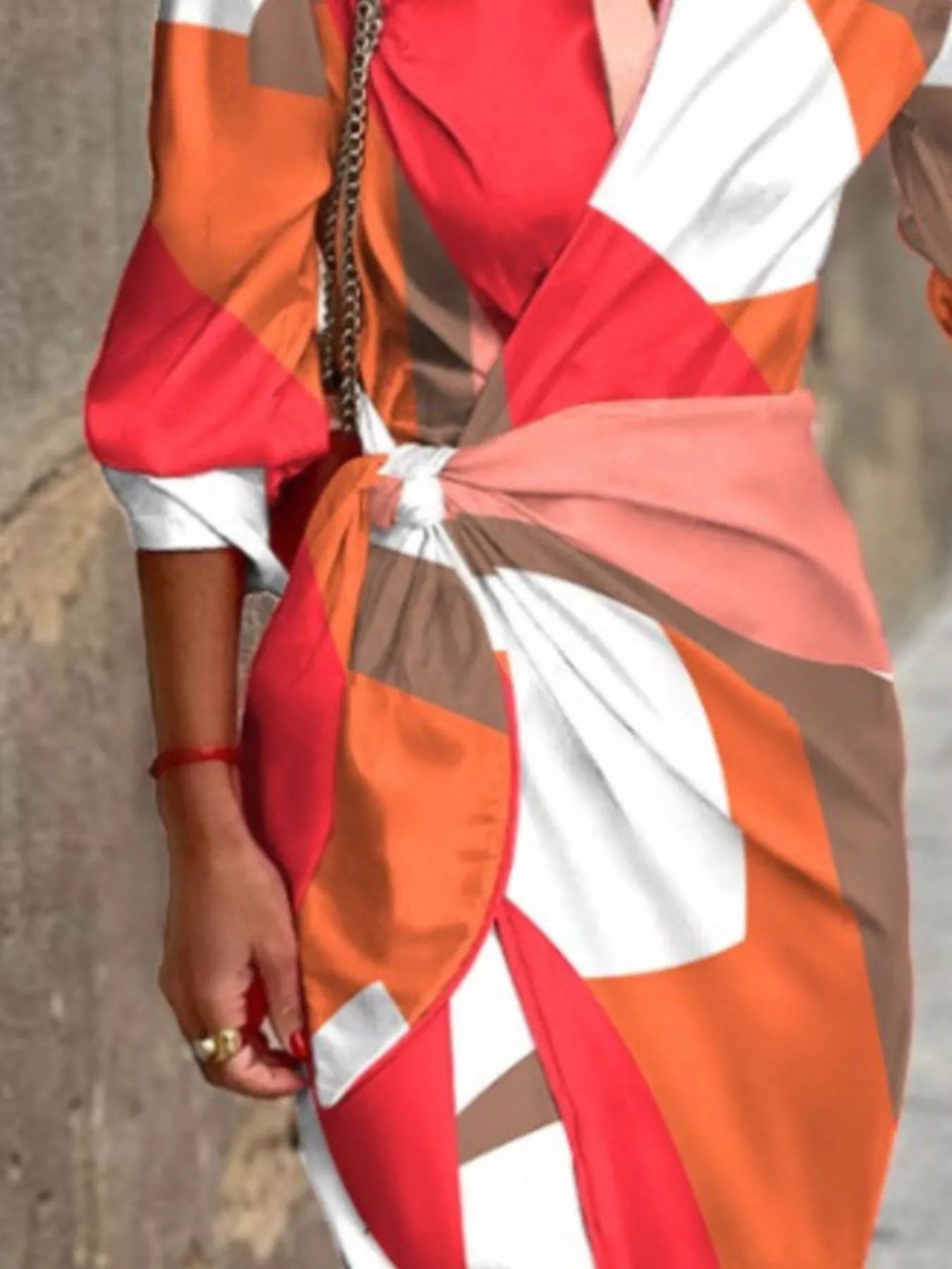 Printed Collared Neck Shirt Dress THE NICHOLE COLLECTION - Official Site