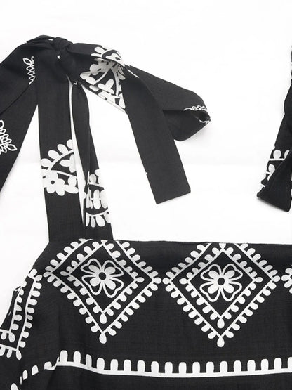 Printed Square Neck Maxi Cami Dress Maxi Dresses The Nichole Collection - Official Site