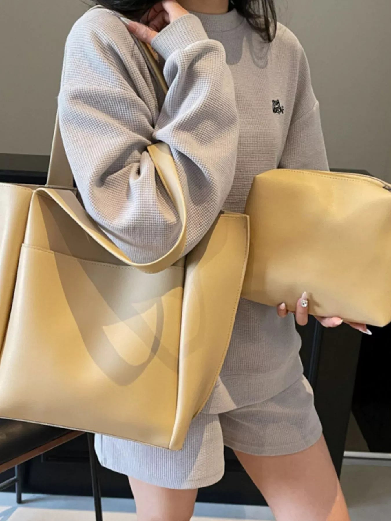 PU Leather Shoulder Bag The Nichole Collection