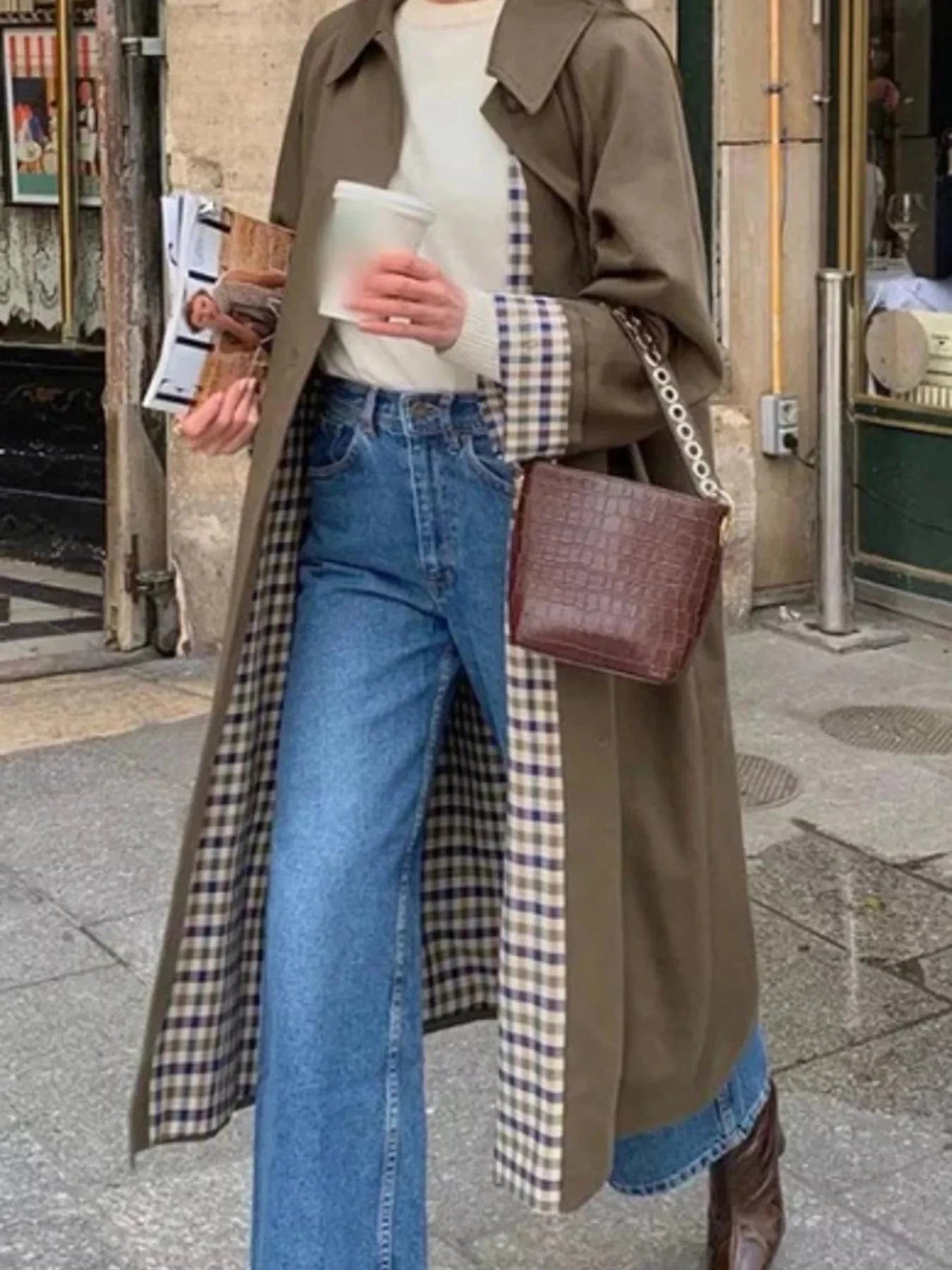 Raglan Sleeve Trench Coat Jackets The Nichole Collection