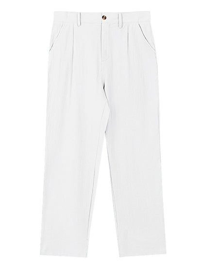 Relaxed Fit Pleated Pants | The Nichole Collection