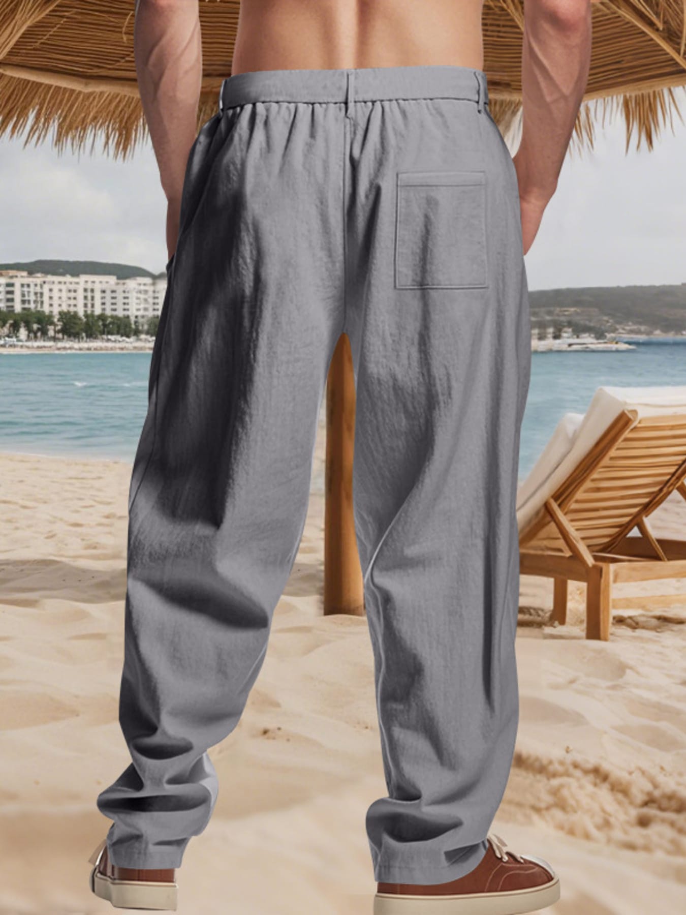 Relaxed Fit Pleated Pants | The Nichole Collection