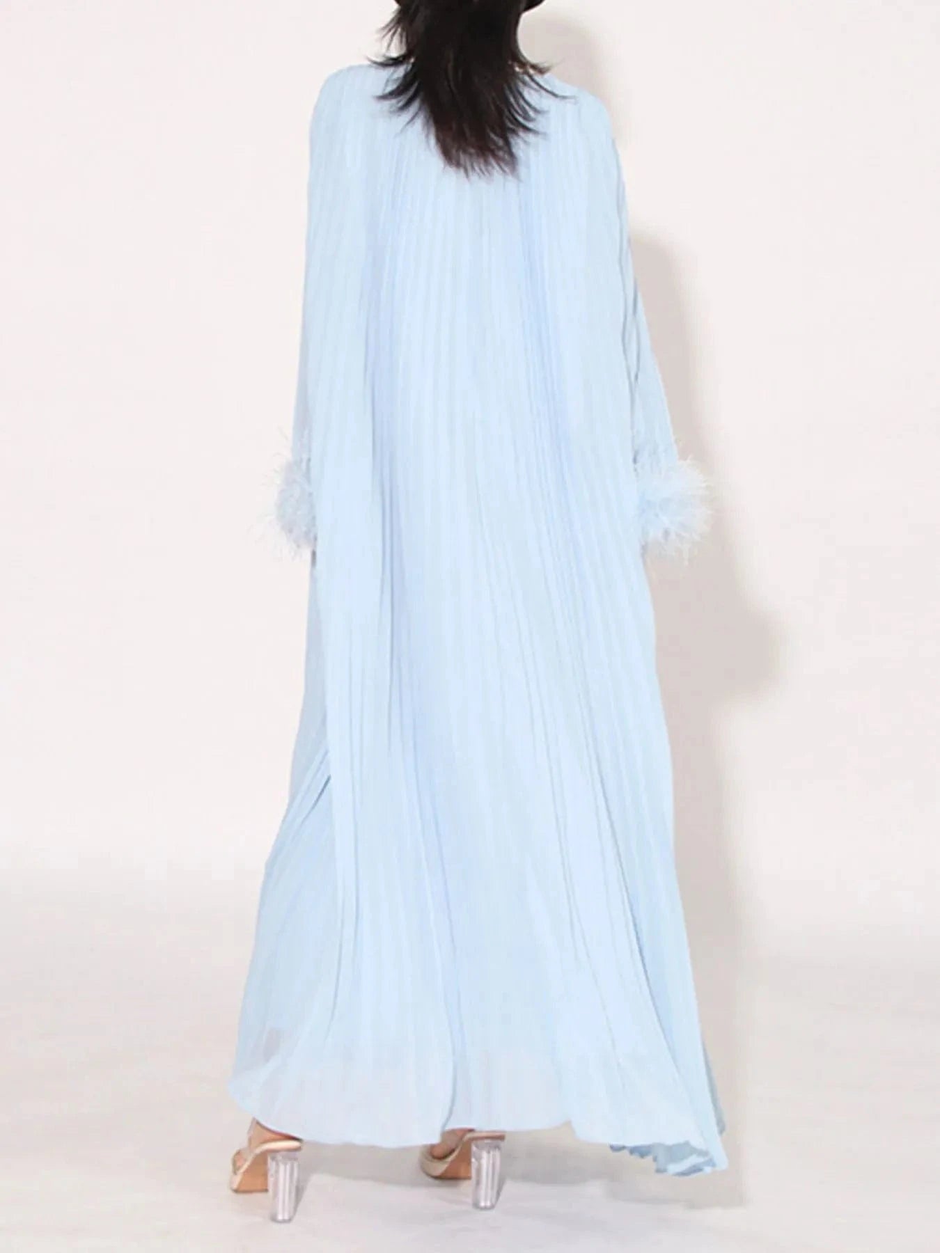 Rhinestone Long Sleeve Maxi Dress Dresses The Nichole Collection