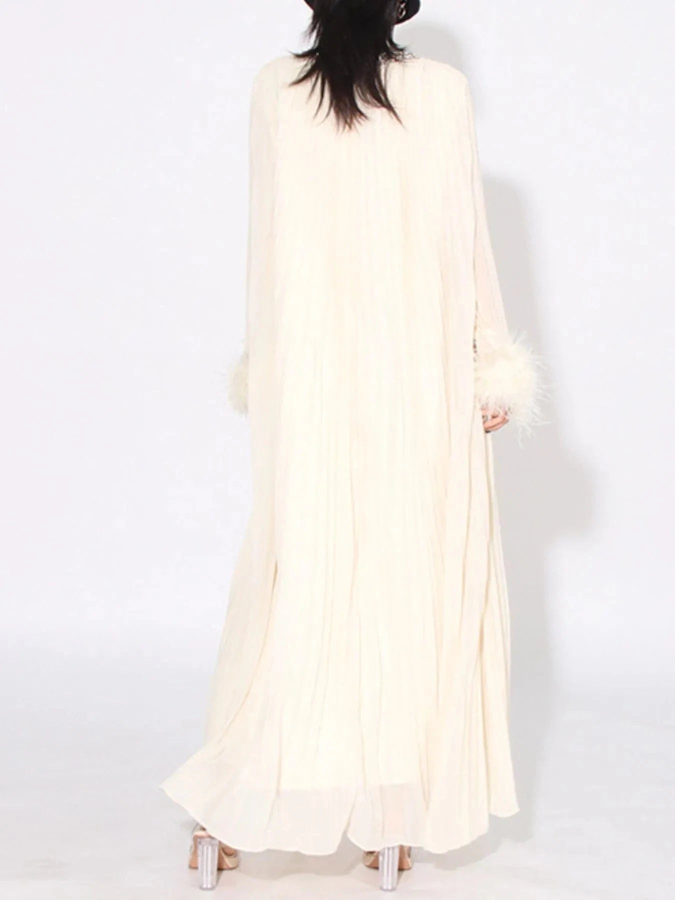 Rhinestone Long Sleeve Maxi Dress Dresses The Nichole Collection