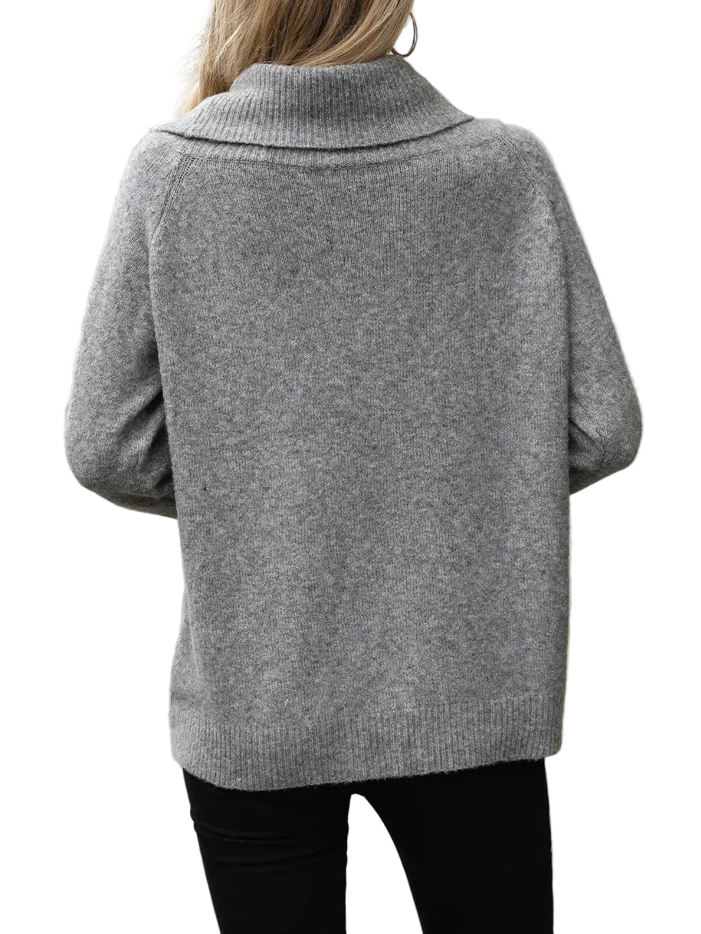 Ribbed Turtleneck Long Sleeve Sweater The Nichole Collection - Official Site