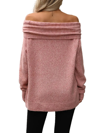 Ribbed Turtleneck Long Sleeve Sweater The Nichole Collection - Official Site