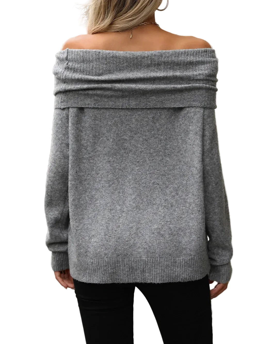 Ribbed Turtleneck Long Sleeve Sweater The Nichole Collection - Official Site