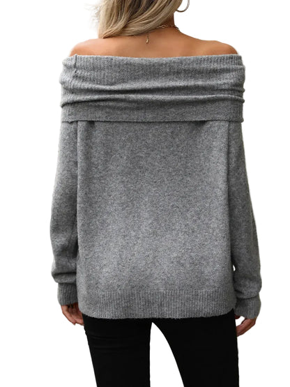 Ribbed Turtleneck Long Sleeve Sweater The Nichole Collection - Official Site