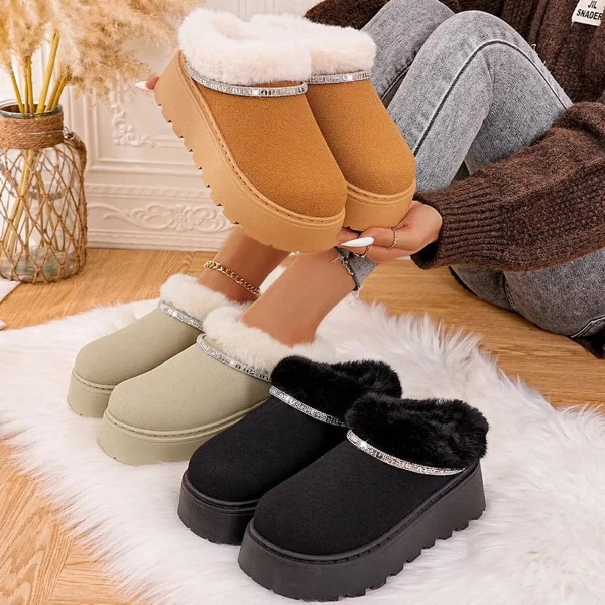 Round Toe Platform Boots The Nichole Collection
