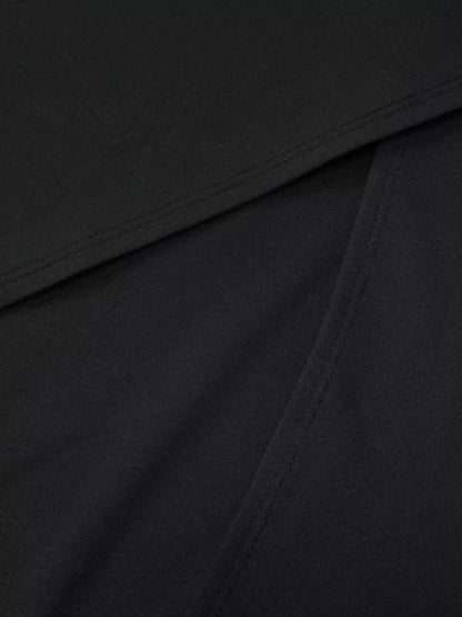 Ruched High-Slit Maxi Dress The Nichole Collection