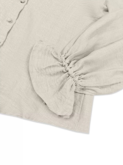 Ruffle Sleeve Shirt and Pants Set Women's Sets The Nichole Collection