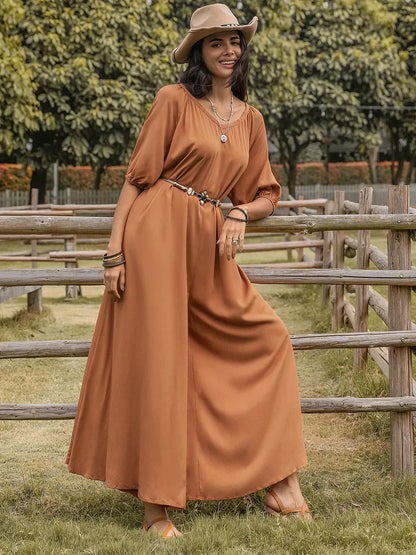 Scoop Neck Half Sleeve Wide Leg Jumpsuit The Nichole Collection - Official Site