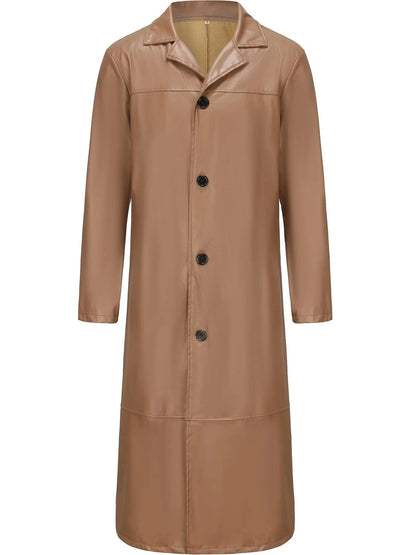 Sexy and Classy Longline Button-Up Jacket Men's Coats The Nichole Collection