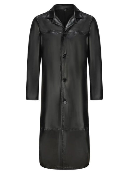 Sexy and Classy Longline Button-Up Jacket Men's Coats The Nichole Collection