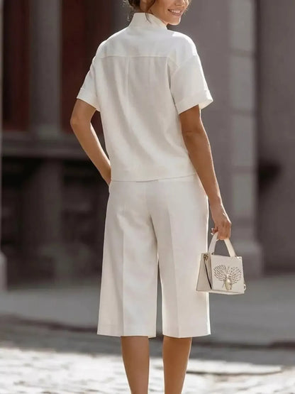 Short Sleeve Top and Shorts Set The Nichole Collection