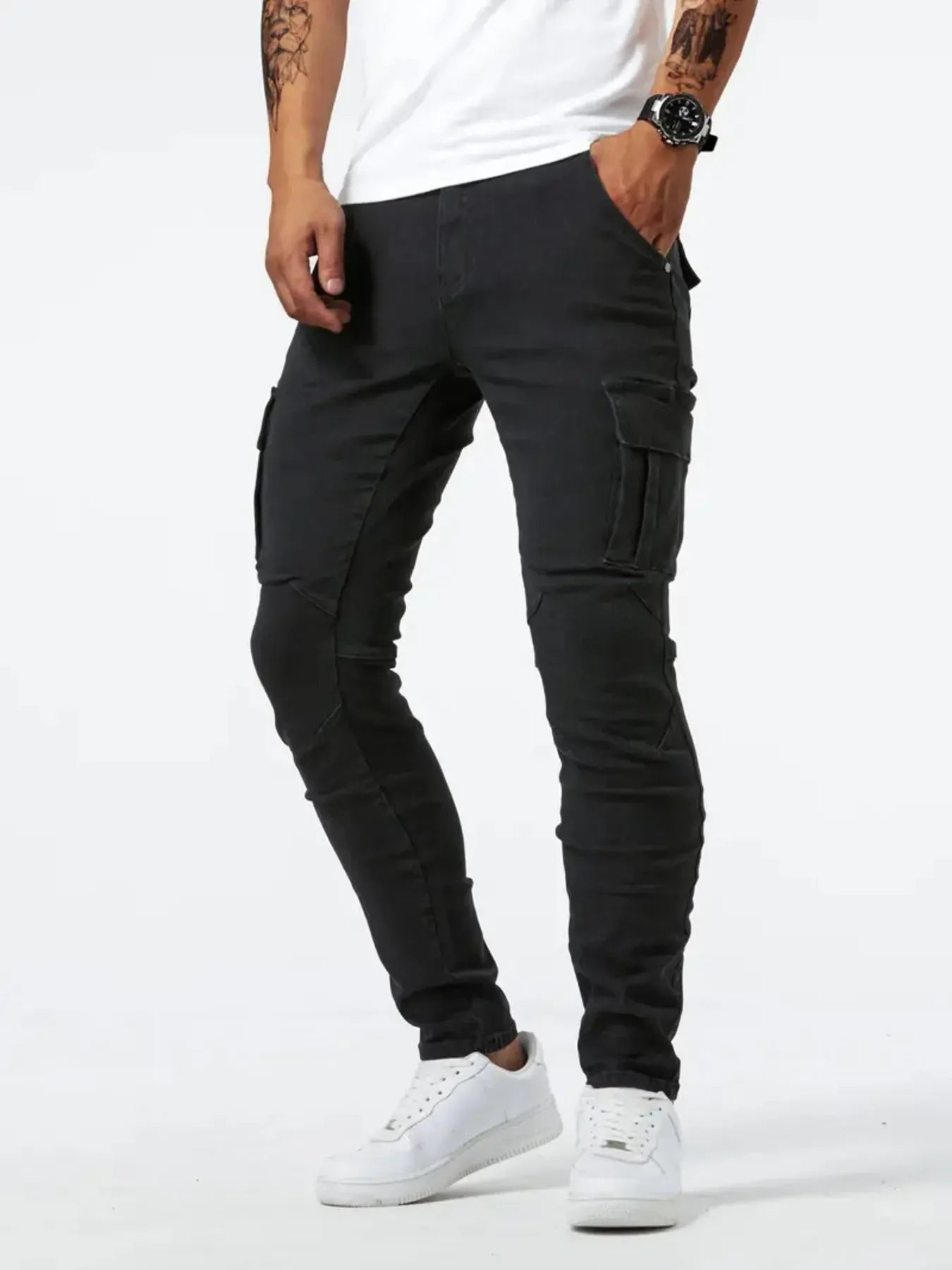 Skinny Cargo Jeans | The Nichole Collection