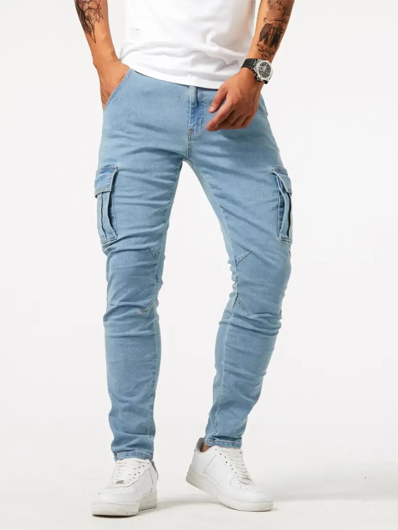 Skinny Cargo Jeans | The Nichole Collection