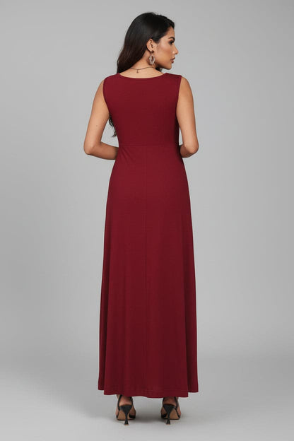 Sleeveless Flowy Maxi Dress The Nichole Collection - Official Site