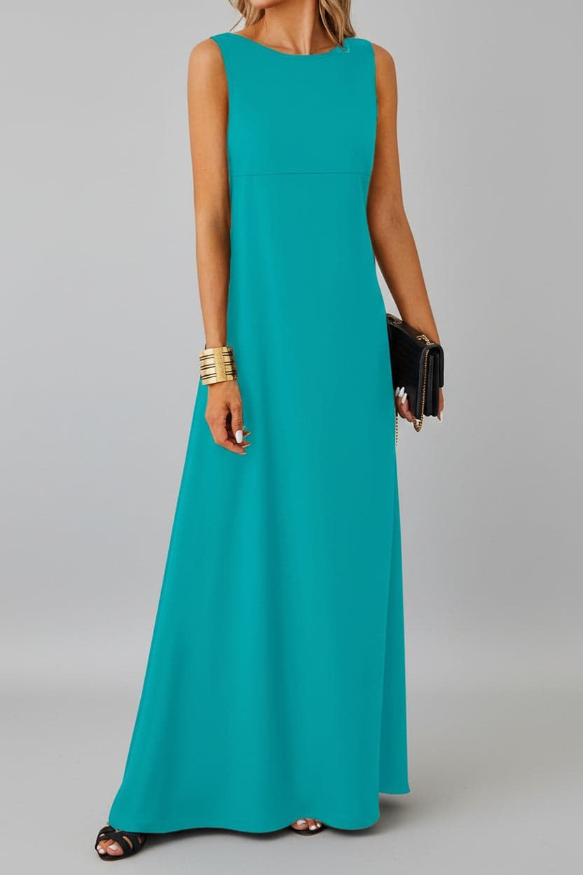 Sleeveless Flowy Maxi Dress The Nichole Collection - Official Site