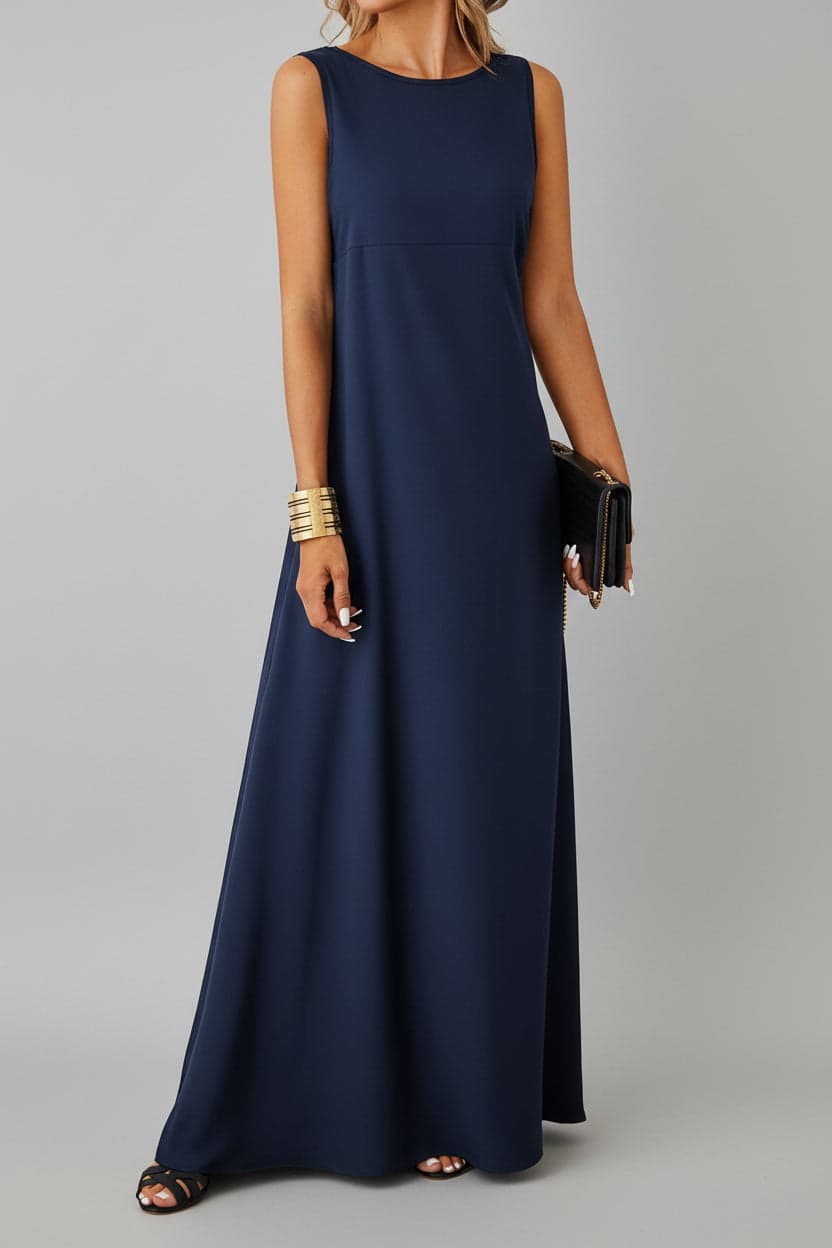 Sleeveless Flowy Maxi Dress The Nichole Collection - Official Site