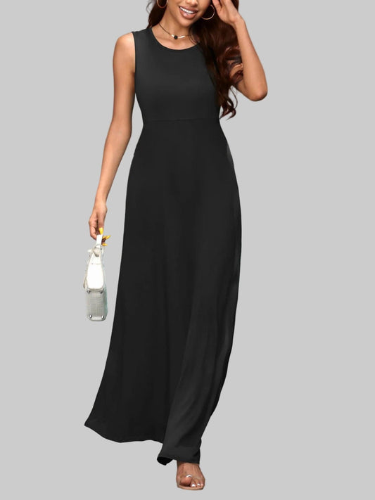 Sleeveless Flowy Maxi Dress The Nichole Collection - Official Site